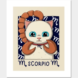 Scorpio Neko Posters and Art